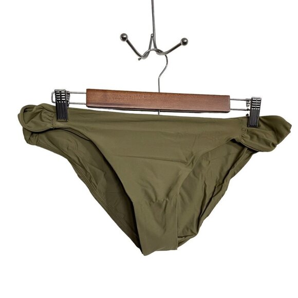 PrAna Womens NWT Olive Green  Emarsee Cheeky UPF 50+ Bikini Bottoms Sz XL - Picture 2 of 10